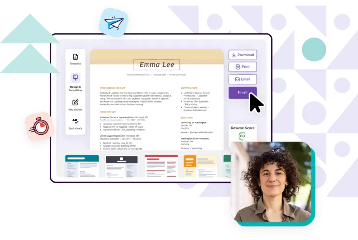 Monster Free Resume Builder hero 2