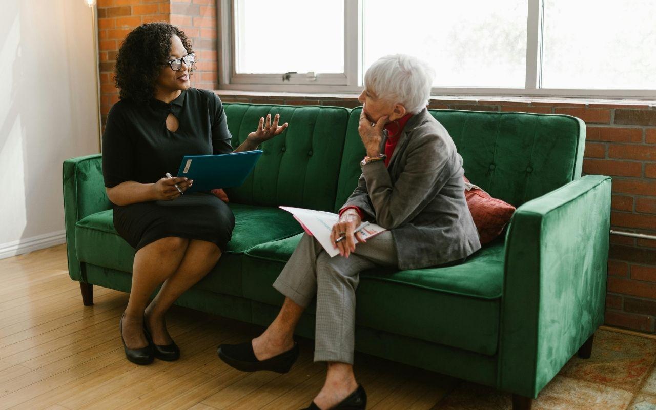 Older Job Applicant Interviewed By Younger Interviewee